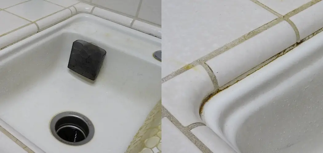How to Replace Grout Around Kitchen Sink