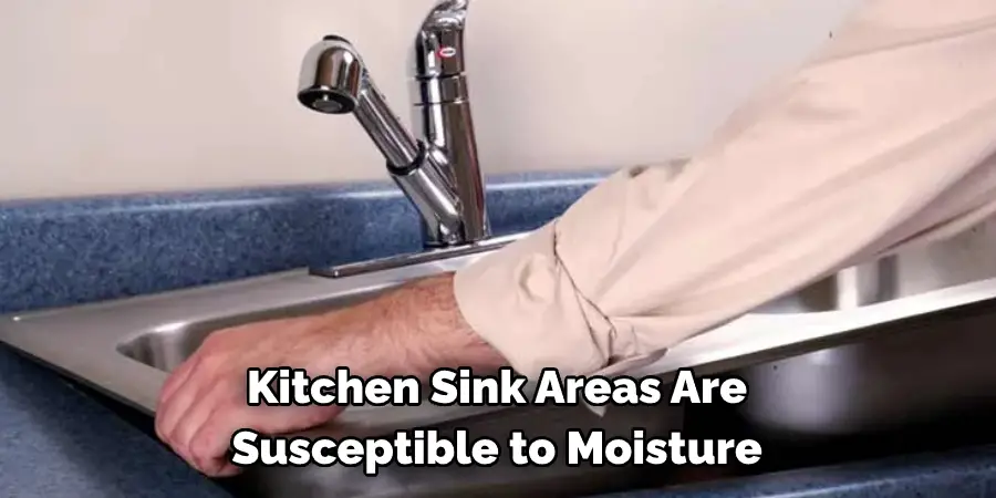 Kitchen Sink Areas Are Susceptible to Moisture