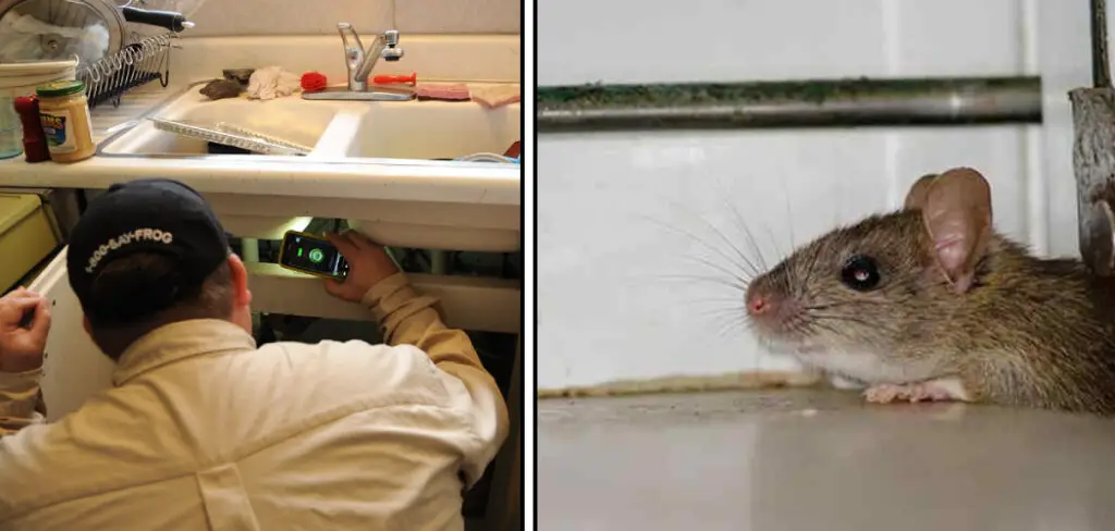 mice under kitchen sink