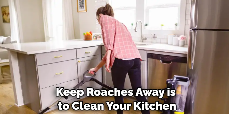 Keep Roaches Away is to Clean Your Kitchen