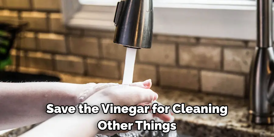 Save the Vinegar for Cleaning Other Things