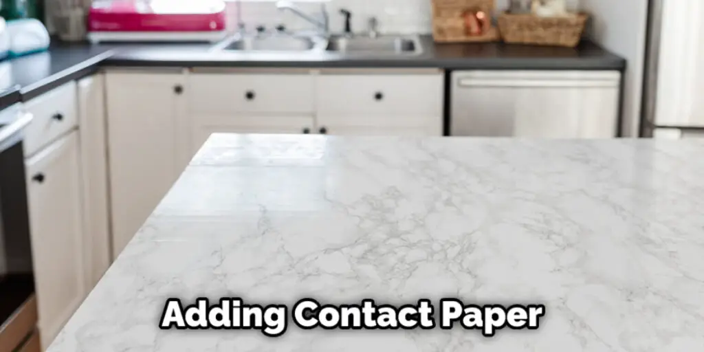 Adding Contact Paper