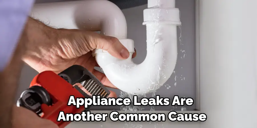 Appliance Leaks Are Another Common Cause