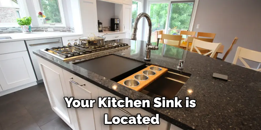 Your Kitchen Sink is  Located