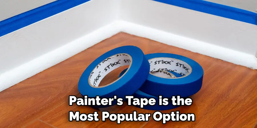 Painter's Tape is the Most Popular Option