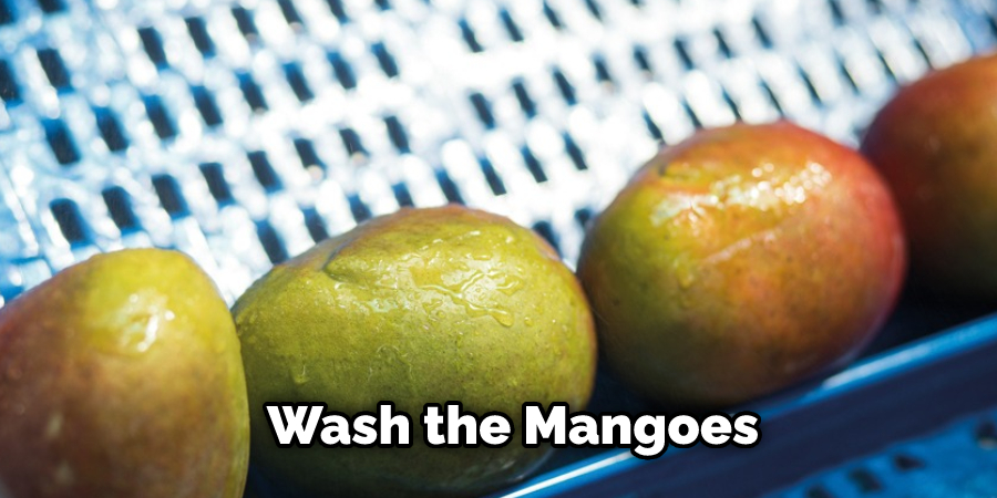 Wash the Mangoes