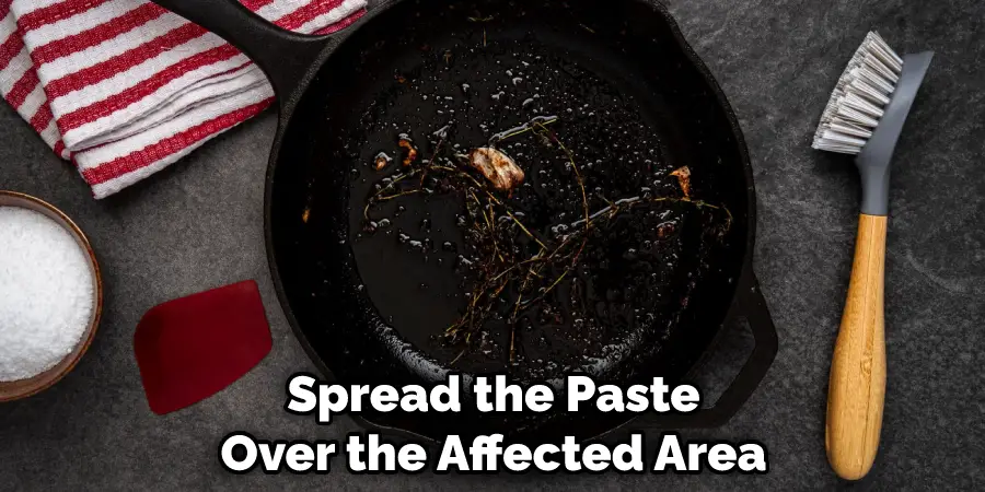 Spread the Paste Over the Affected Area
