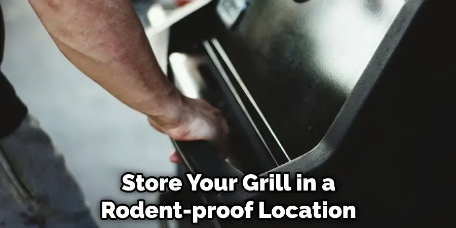Store Your Grill in a Rodent-proof Location