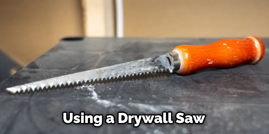 Using a Drywall Saw