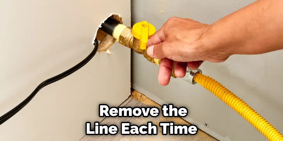  Remove the Line Each Time