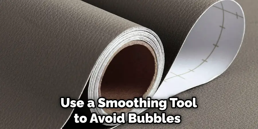 Use a Smoothing Tool to Avoid Bubbles 