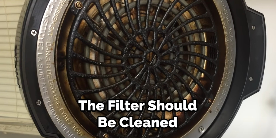 The Filter Should Be Cleaned