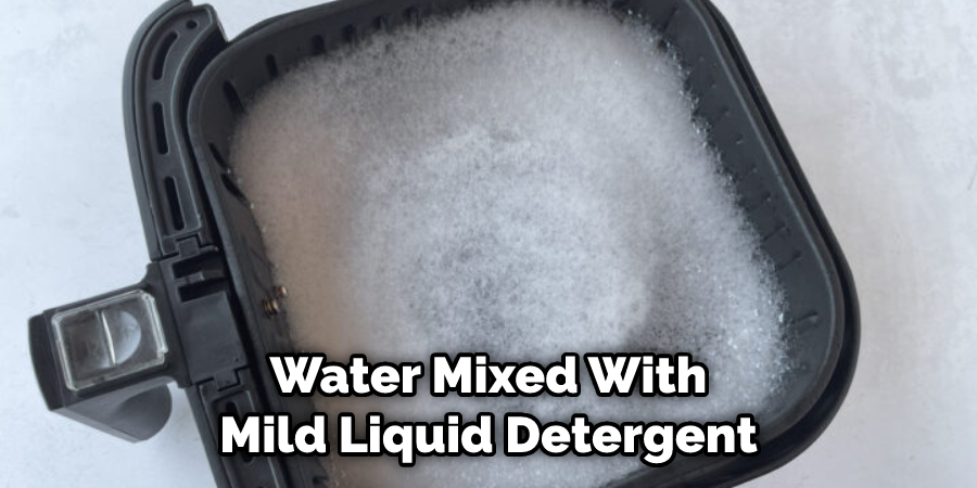 Water Mixed With Mild Liquid Detergent