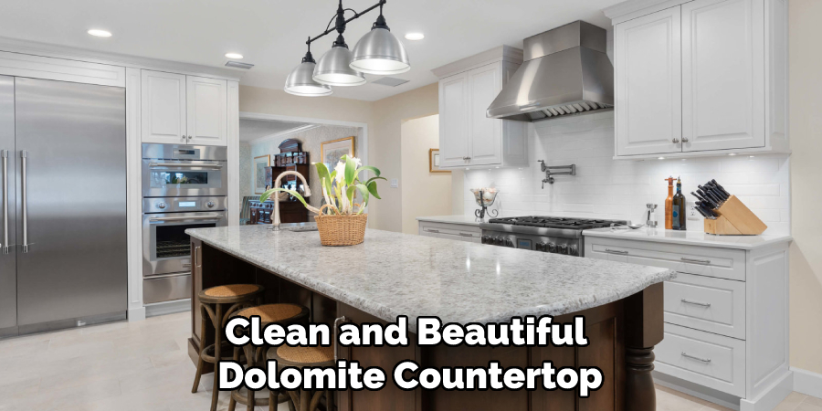 Clean and Beautiful Dolomite Countertop