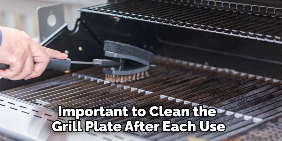 Important to Clean the Grill Plate After Each Use