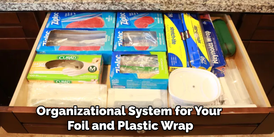 Organizational System for Your Foil and Plastic Wrap