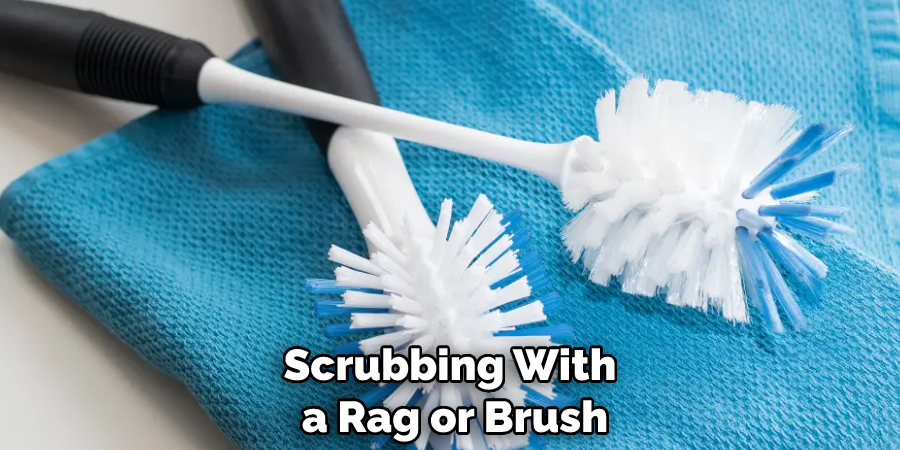 Scrubbing With a Rag or Brush
