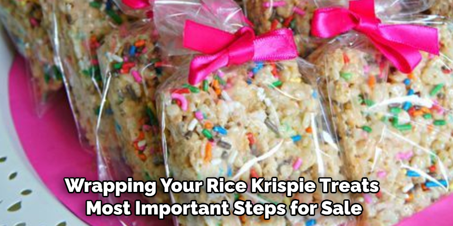 Wrapping Your Rice Krispie Treats Most Important Steps for Sale