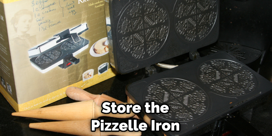 Store the Pizzelle Iron