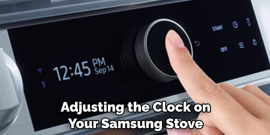 Adjusting the Clock on Your Samsung Stove