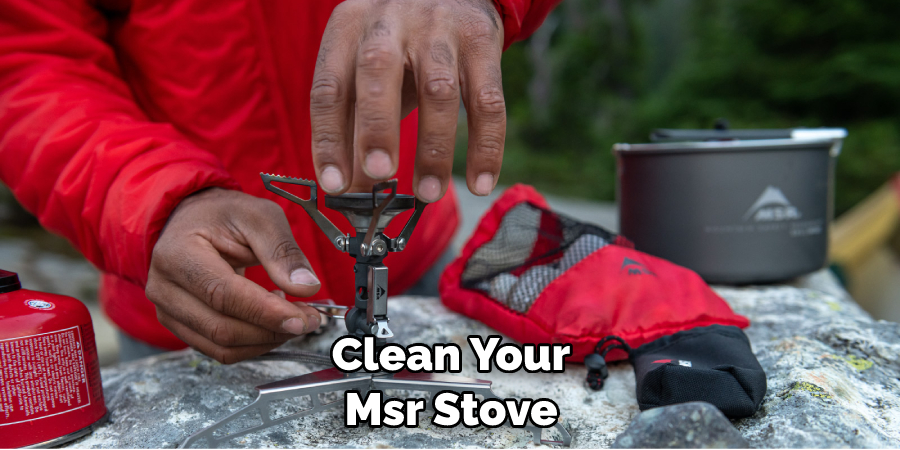 Clean Your Msr Stove