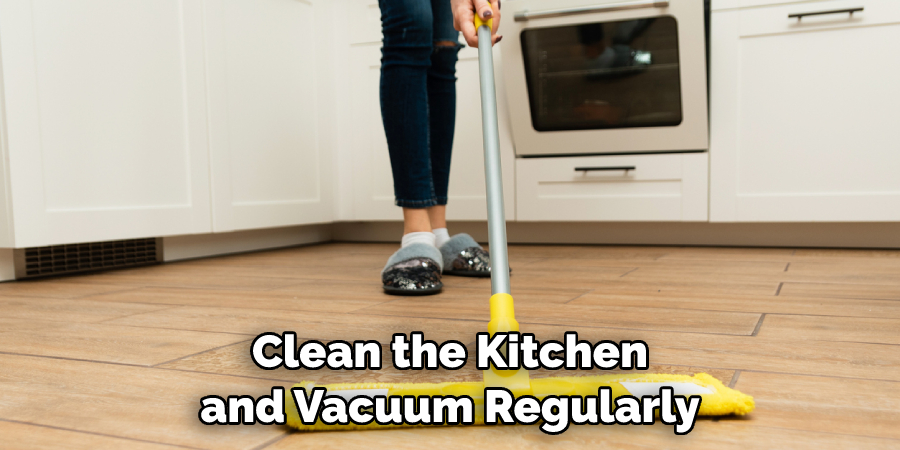 Clean the Kitchen and Vacuum Regularly