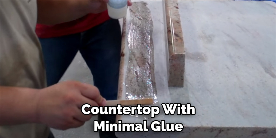 Countertop With Minimal Glue