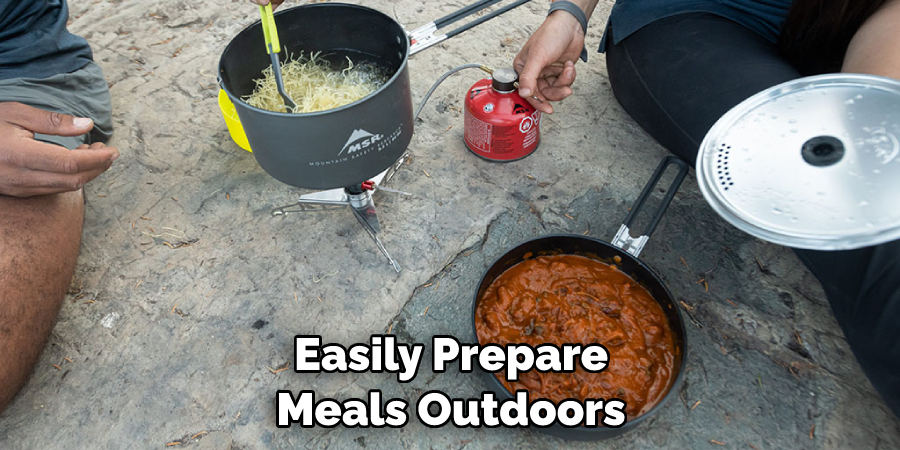 Easily Prepare Meals Outdoors