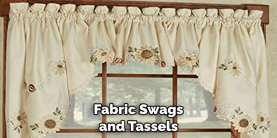 Fabric Swags and Tassels