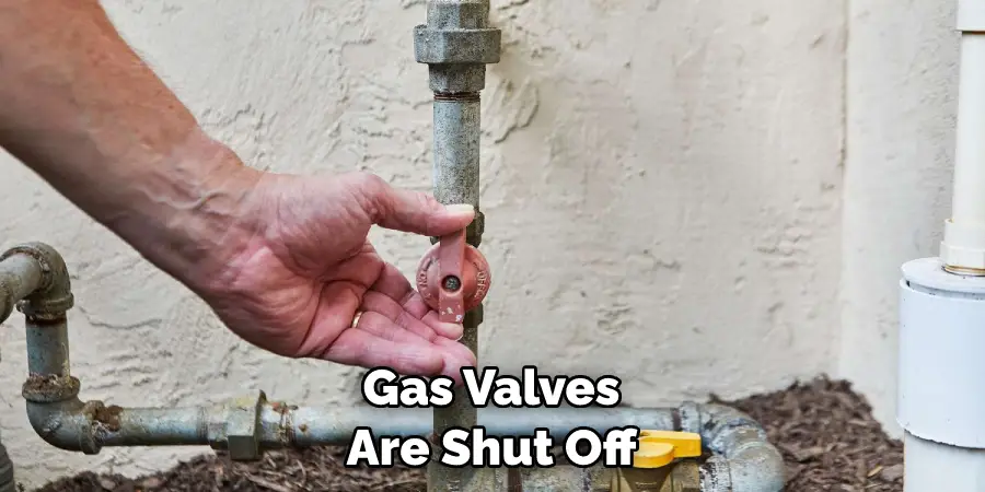 Gas Valves Are Shut Off