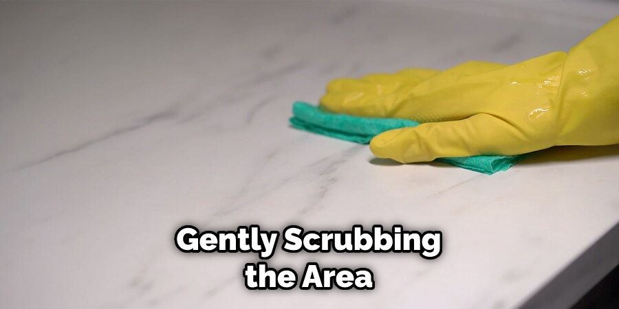 Gently Scrubbing the Area