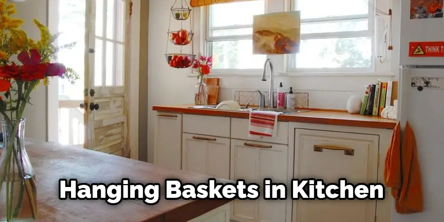 Hanging Baskets in Kitchen
