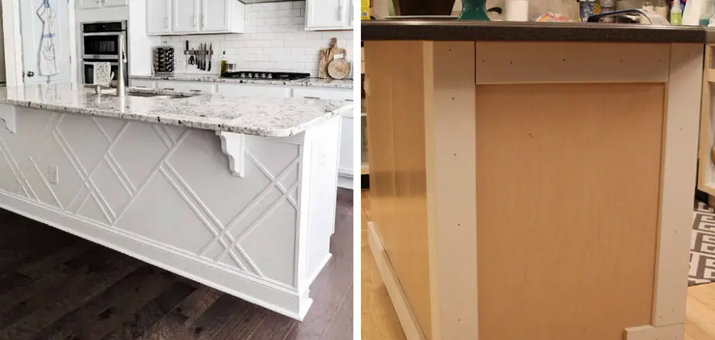 How to Finish Back of Kitchen Island