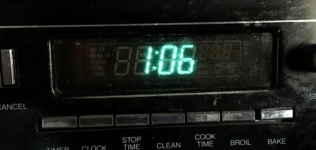 How to Fix Digital Clock on Stove