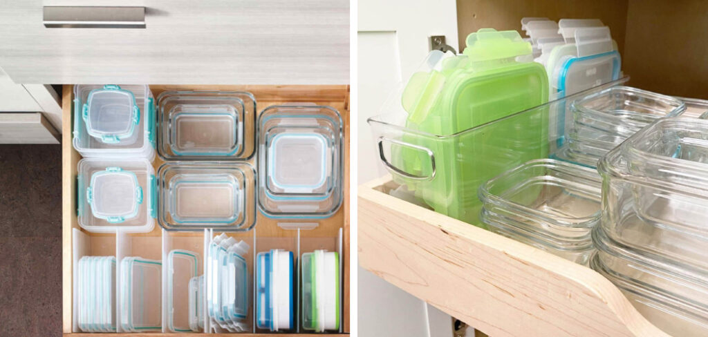 How to Organize Glass Tupperware