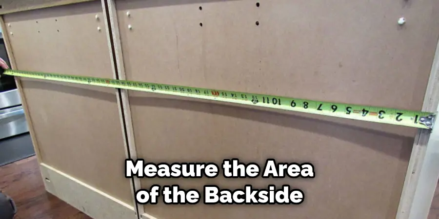 Measure the Area of the Backside