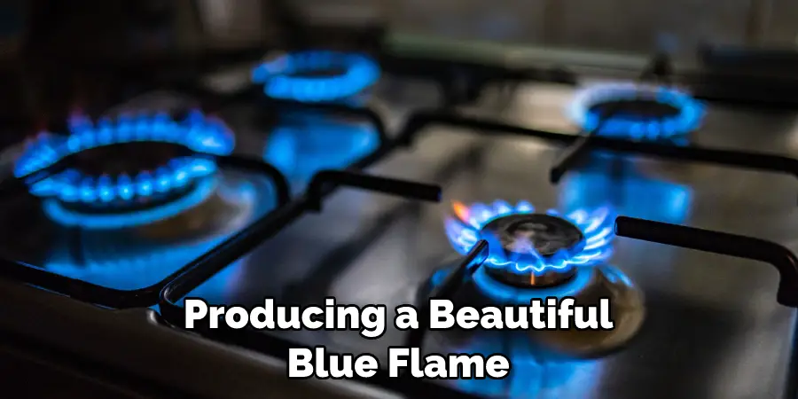 Producing a Beautiful Blue Flame