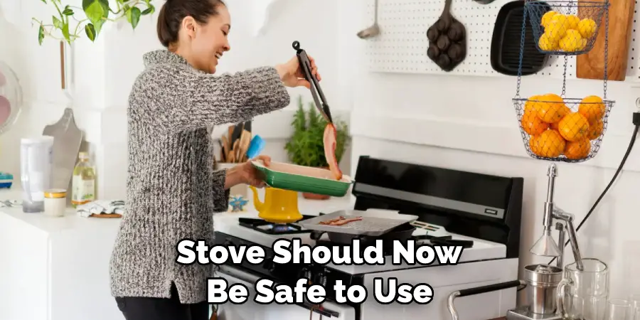 Stove Should Now Be Safe to Use