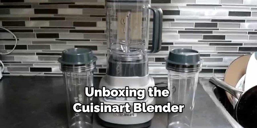 Unboxing the Cuisinart Blender