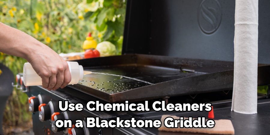 Use Chemical Cleaners on a Blackstone Griddle