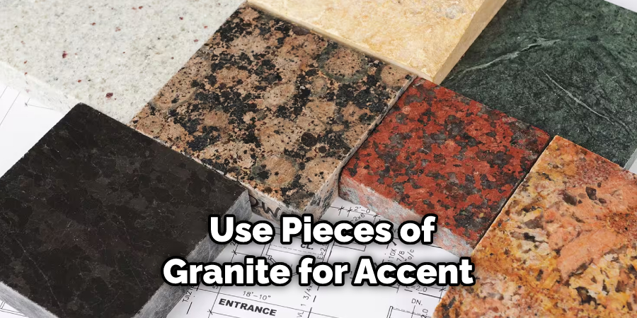 Use Pieces of Granite for Accent 