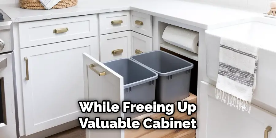 While Freeing Up Valuable Cabinet