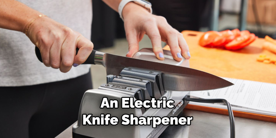 An Electric Knife Sharpener