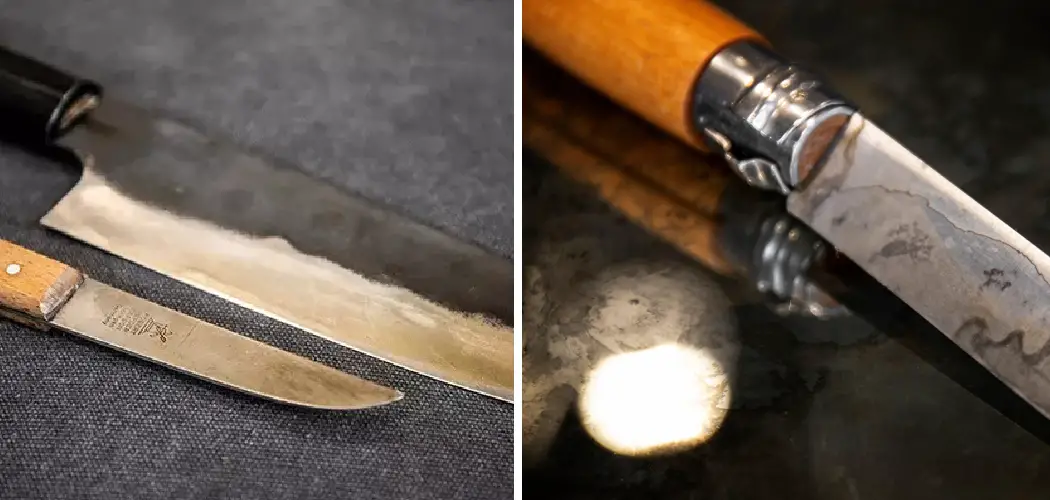 How to Put Patina on Carbon Steel Knife