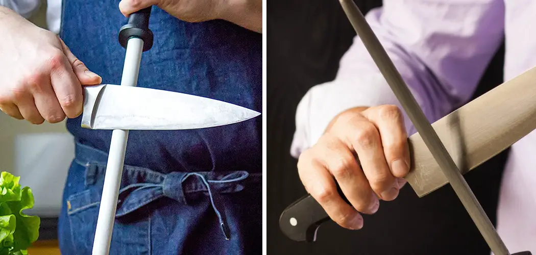 How to Sharpen Kitchen Knife with Rod