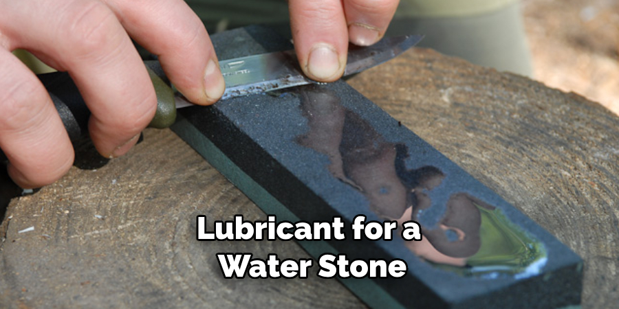 Lubricant for a Water Stone