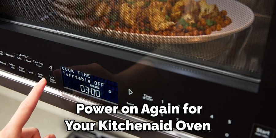  Power on Again for Your Kitchenaid Oven