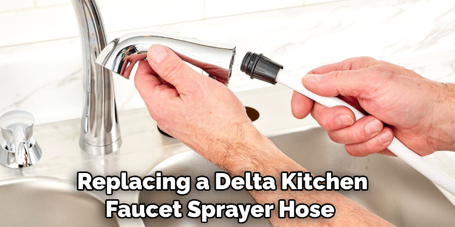  Replacing a Delta Kitchen Faucet Sprayer Hose