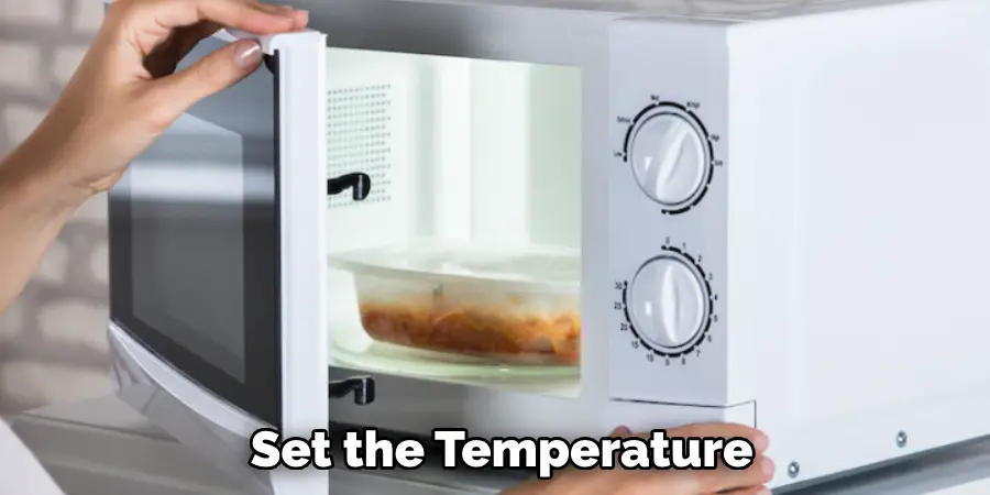  Set the Temperature