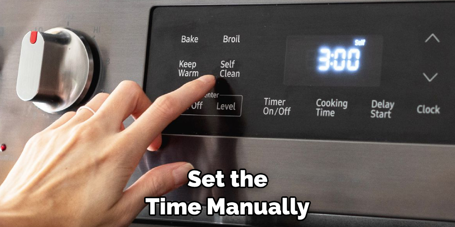 Set the Time Manually